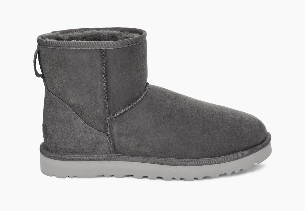 Ugg Mini Boot Mens - Ugg Classic Mini Dark Grey - 832DZHIPM